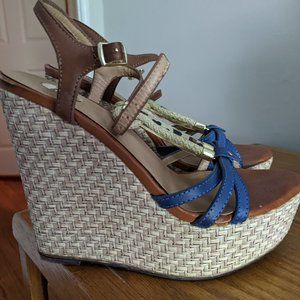 EXE Wedge Sandals